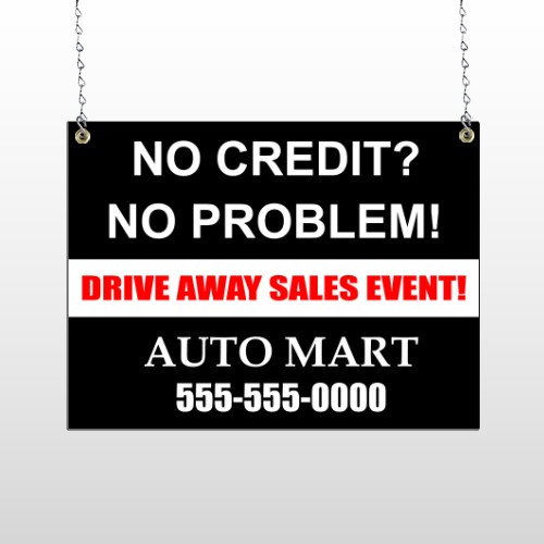 Auto Mart 114 Window Sign