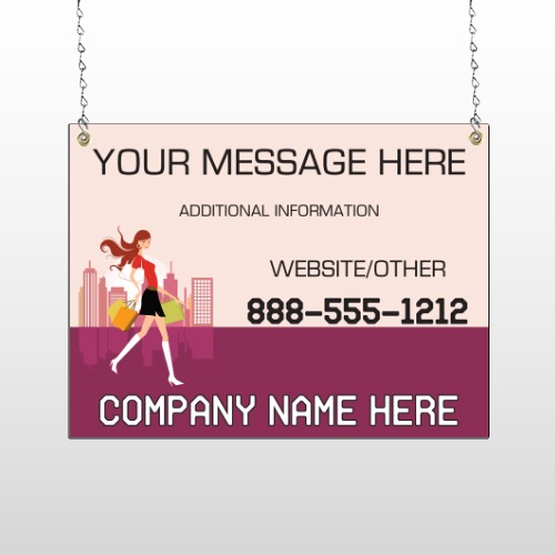 Fashion Shopping 179 Window Sign