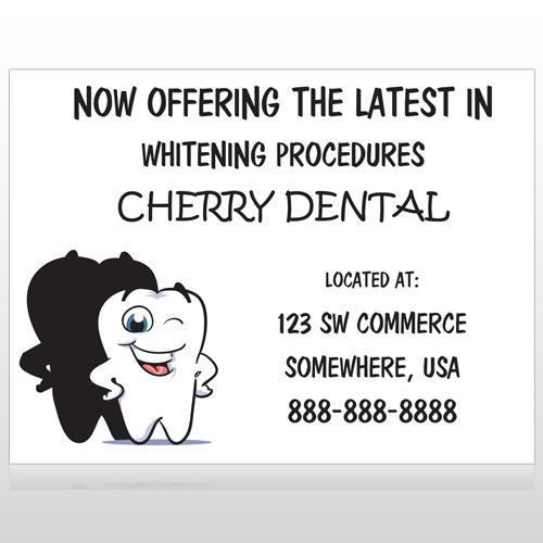 Winking Tooth 501 Custom Sign