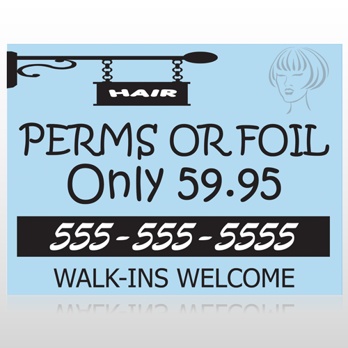 Woman Hair Design 289 Custom Decal