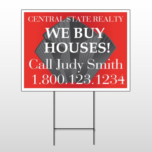 Buildings 225 Wire Frame Sign