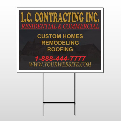 Faded House 500 Wire Frame Sign