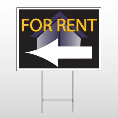 For Rent Corner 702 Wire Frame Sign