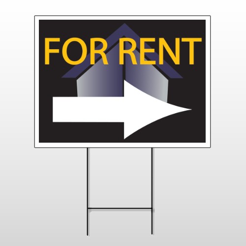 For Rent Corner 703 Wire Frame Sign