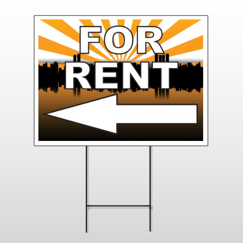 For Rent 720 Wire Frame Sign