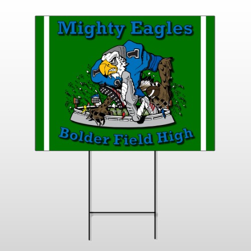 Green 56 Wire Frame Sign