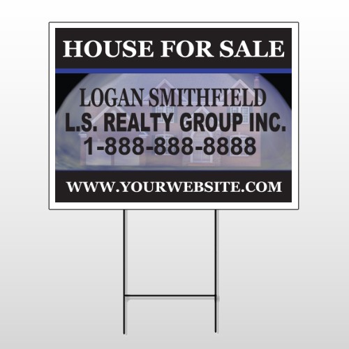 House Snow Globe 852 Wire Frame Sign