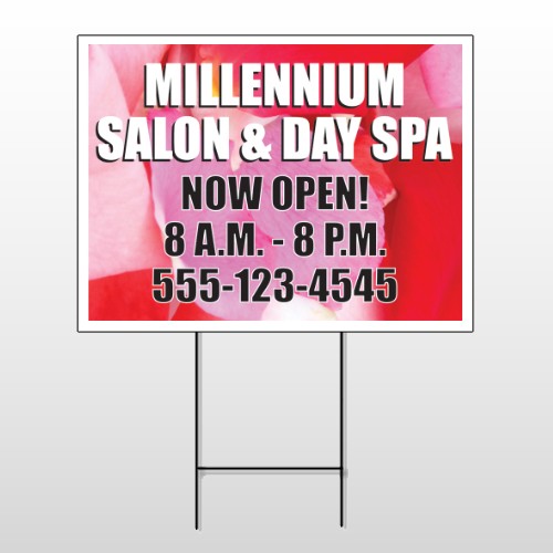 Millennium Spa 493 Wire Frame Sign