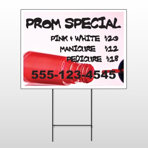 Pink Polish 486 Wire Frame Sign