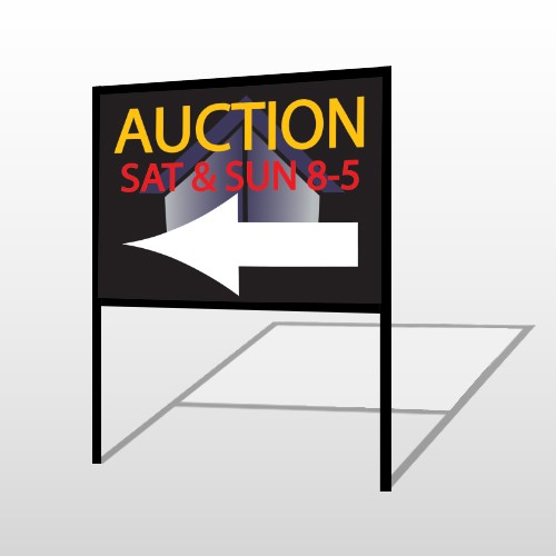 Auction Corner 650 H-Frame Sign