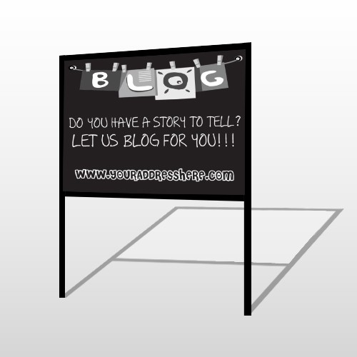 Blog Line 430 H Frame Sign