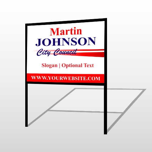 City Council 310 H-Frame Sign