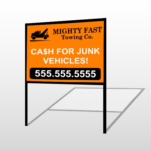 Mighty 313 H-Frame Sign