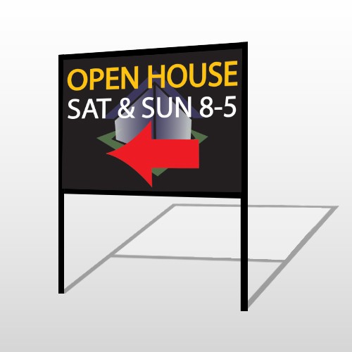 Open Corner 648 H-Frame Sign