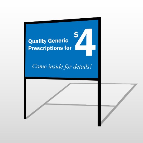 Pharmacy 334 H Frame Sign