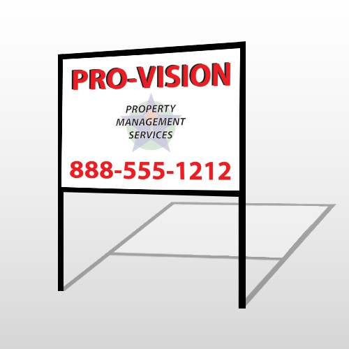 Property Management 247 H Frame Sign