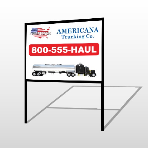 Tanker Truck 315 H Frame Sign