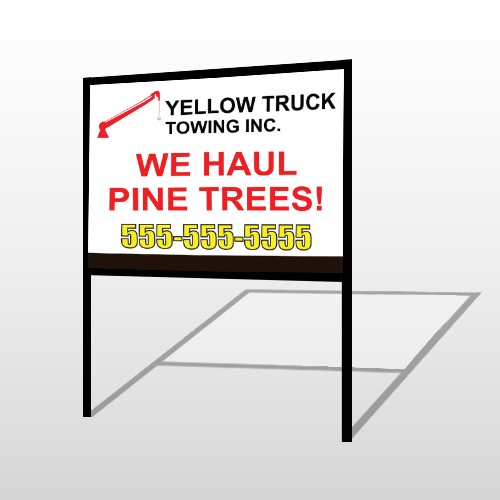 Towing 300 H Frame Sign