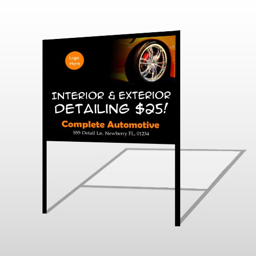Detailing Services 115 H Frame Sign