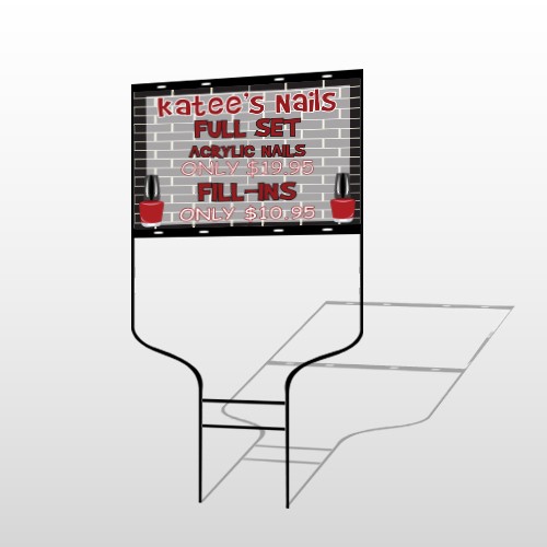 Acrylic Nails 292 Round Rod Sign