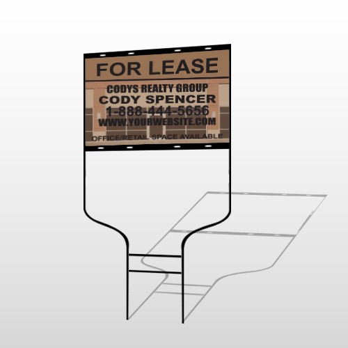 Brown Building Space 862 Round Rod Sign