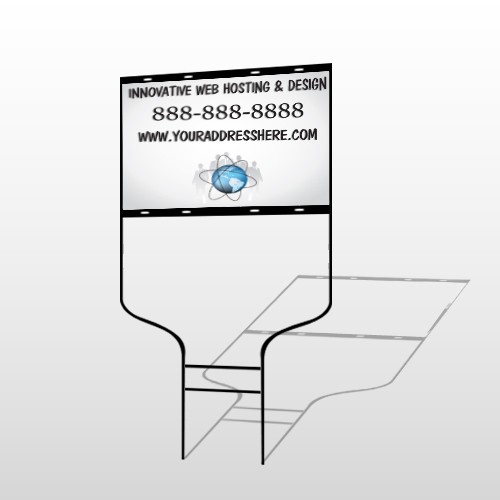 Business Global 438 Round Rod Sign