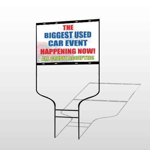 Fireworks Car 316 Round Rod Sign