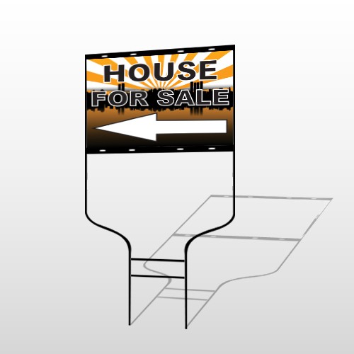 House Sale 718 Round Rod Sign