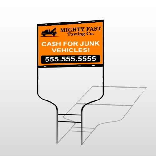 Mighty 313 Round Rod Sign