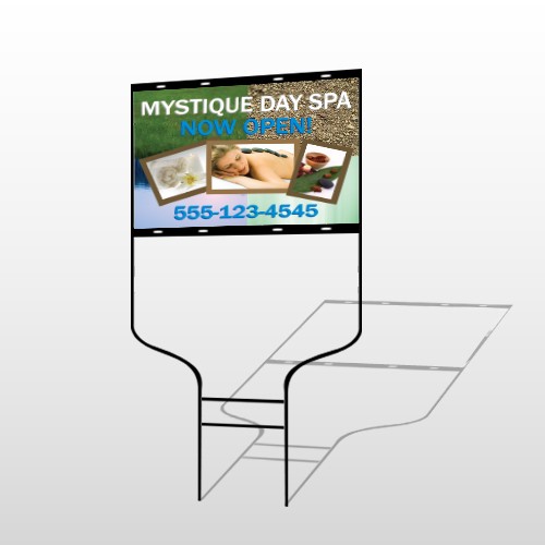 Mystique Spa 492 Round Rod Sign