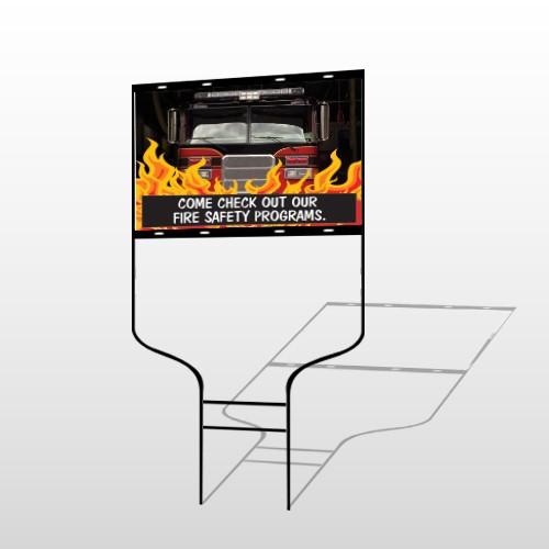 Safety Program 427 Round Rod Sign