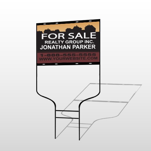 Silhouette Community 851 Round Rod Sign