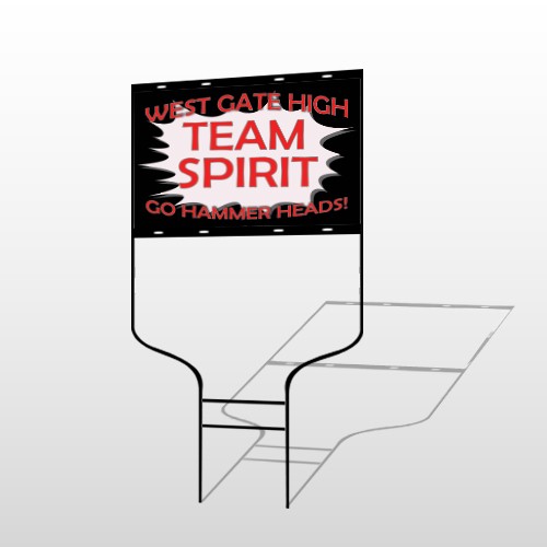 Team 55 Round Rod Sign