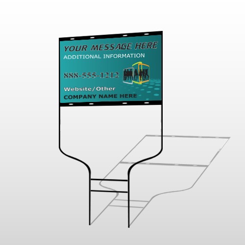 Fashion Models 180 Round Rod Sign