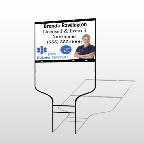 Nutritionist 46 Round Rod Sign