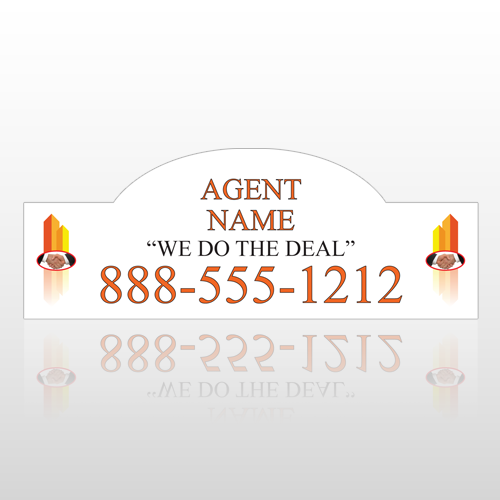 Agent Name and Number  Oval Top Rider-Corrugated Only