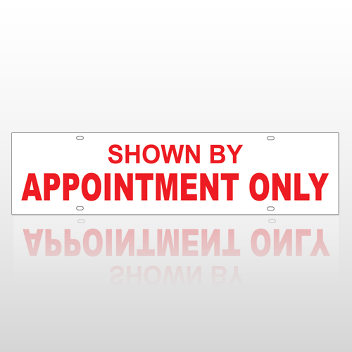 Shown By Appointment Only Rider
