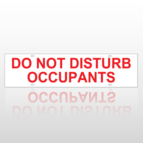 Do Not Disturb Occupants Rider