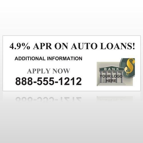 Auto Loan 173 Site Sign