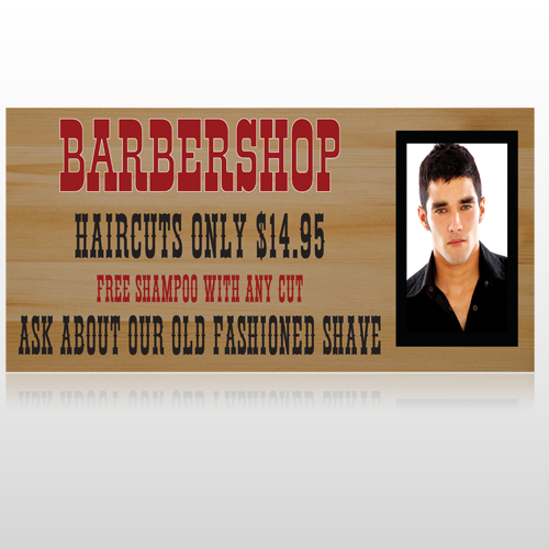 Barbershop Cuts 287 Custom Sign