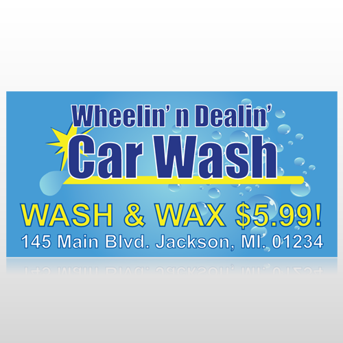 Blue Bubbles 290 Site Sign