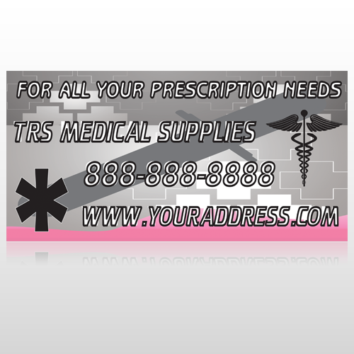 Caduceus Med 503 Custom Sign