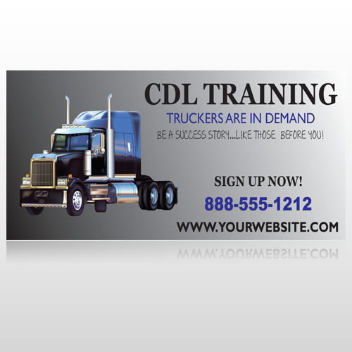 CDL Training 155 Site Sign