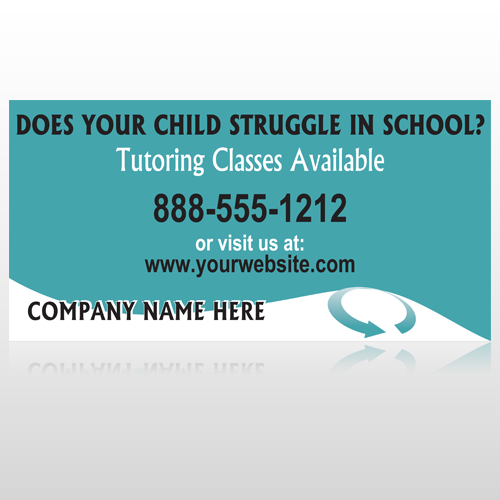 Classy Blue 160 Custom Sign