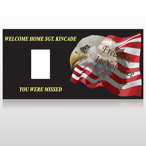 Eagle Flag 307 Site Sign