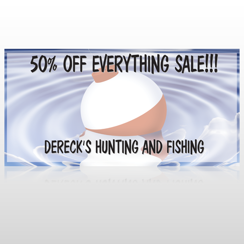 Fishing Bobber 410 Site Sign