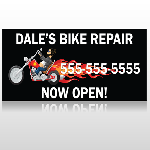 Harley Flames 108 Site Sign