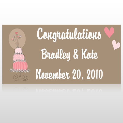 Heart Cake 03 Site Sign