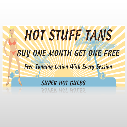 Hot Beach Tan 299 Custom Sign