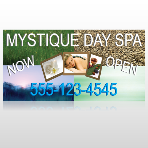 Mystique Spa 492 Site Sign